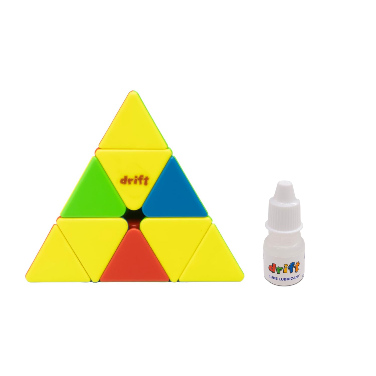 Cubelelo Drift Pyraminx M (Magnetic) and Cube Lube Combo | High-Performance Magnetic Pyramid Speed Cube | Smooth Turning & Adjustable Tension | Ideal for All Ages | Perfect for Competitive Cubing (B0CVL4F8HW) Amazon Price History, Amazon Price Tracker