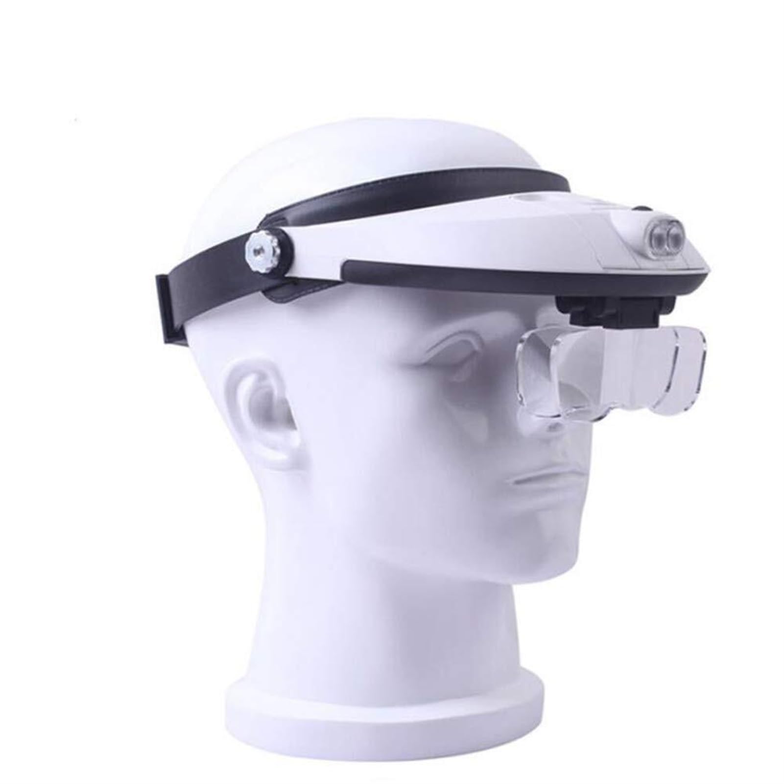 3,5-fache Vergrößerung, Lupenbrille für Zahnärzte, Kopfbandlupe mit LED-Licht, freihändige Lesebrille für Naharbeiten, Lupenbrille,