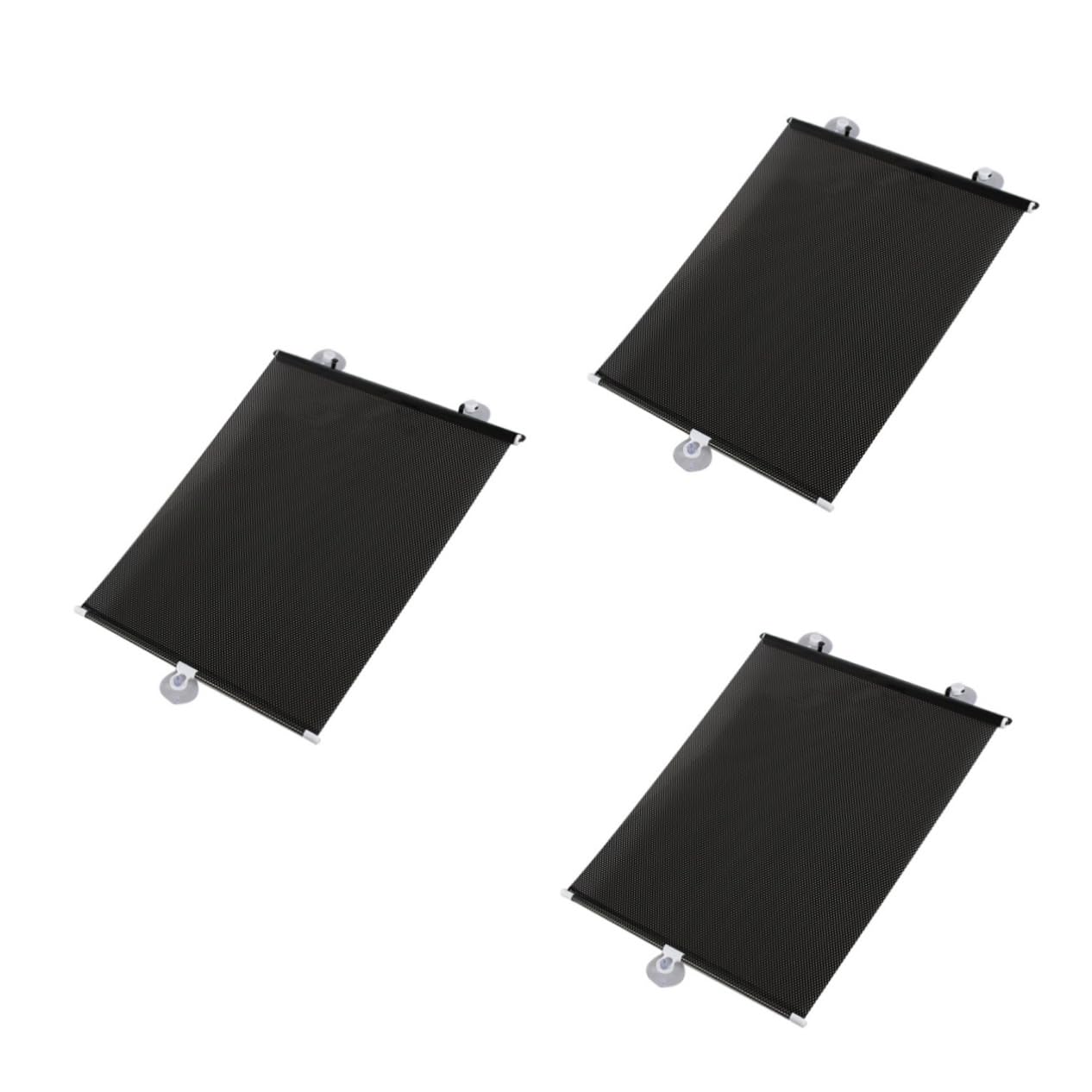SOLUSTRE 3 Tende Parasole Retrattili Per Auto Oscuranti Per La Privacy 40 X 125 Cm