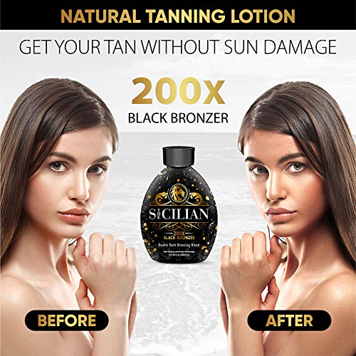 The Sicilian DV-TC200X 200X Dark Black Bronzer Tanning Lotion thumb #6