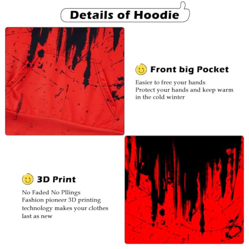 Image of Lovekider Boys Hoodie Kids 3D Print Graphic Pullover Sweatshirt 6-16 Years