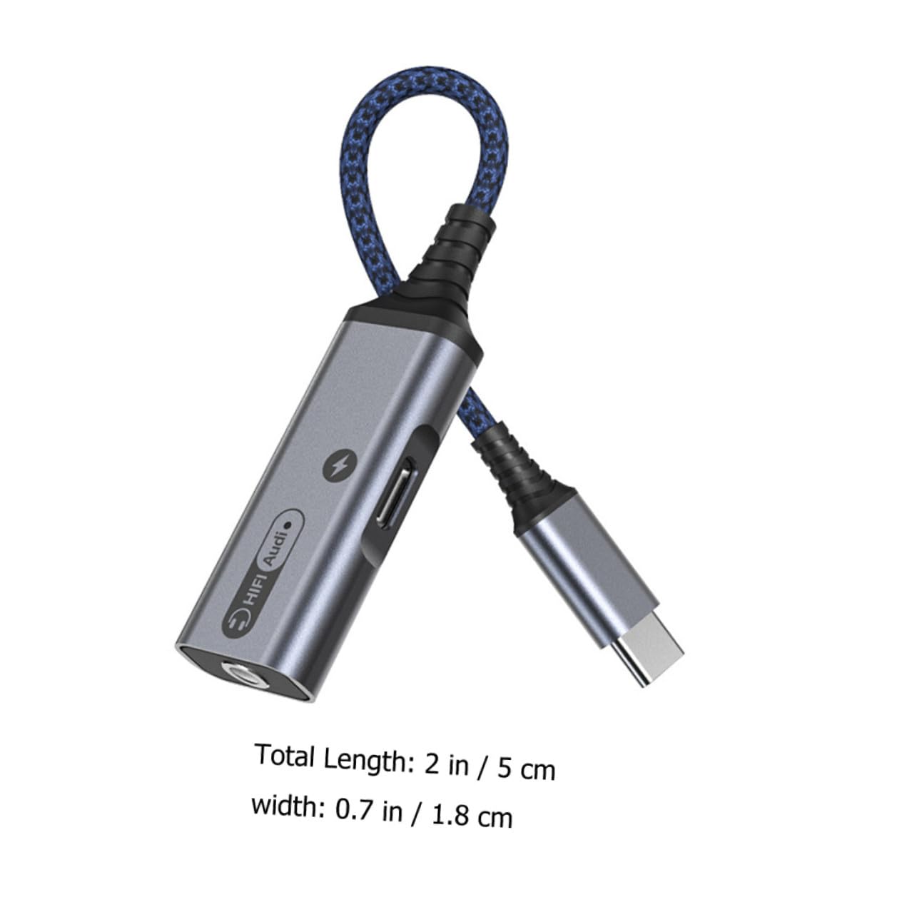 Type c Earphone Adapter Audio und Ladeadapter Schnellladung USB c Klinke Konverter für Smartphone Laptop Gaming Live Streaming mit Anschluss