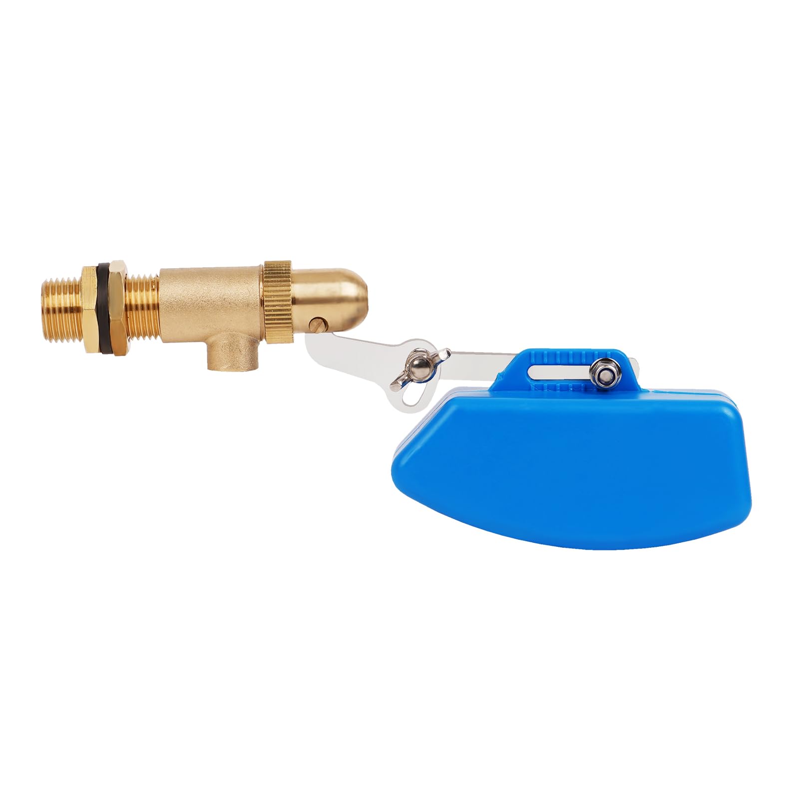 3/4" Schwimmerventil Aus Messing 3/4 Zoll Ventil mit Schwimmer mit verstellbarem Arm Auto Fill Feed Befeuchter Für Automatische Viehtränken Wassertank Aquarien (3/4")