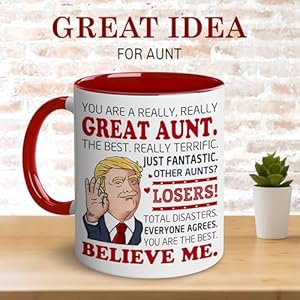 BECHUSKY Mothers Gift For Aunt Auntie Gifts Best Aunt Ever Birthday Gifts For Auntie Mothers Day Mug For Auntie From Niece Nephew For Christmas Birthday 11 OZ