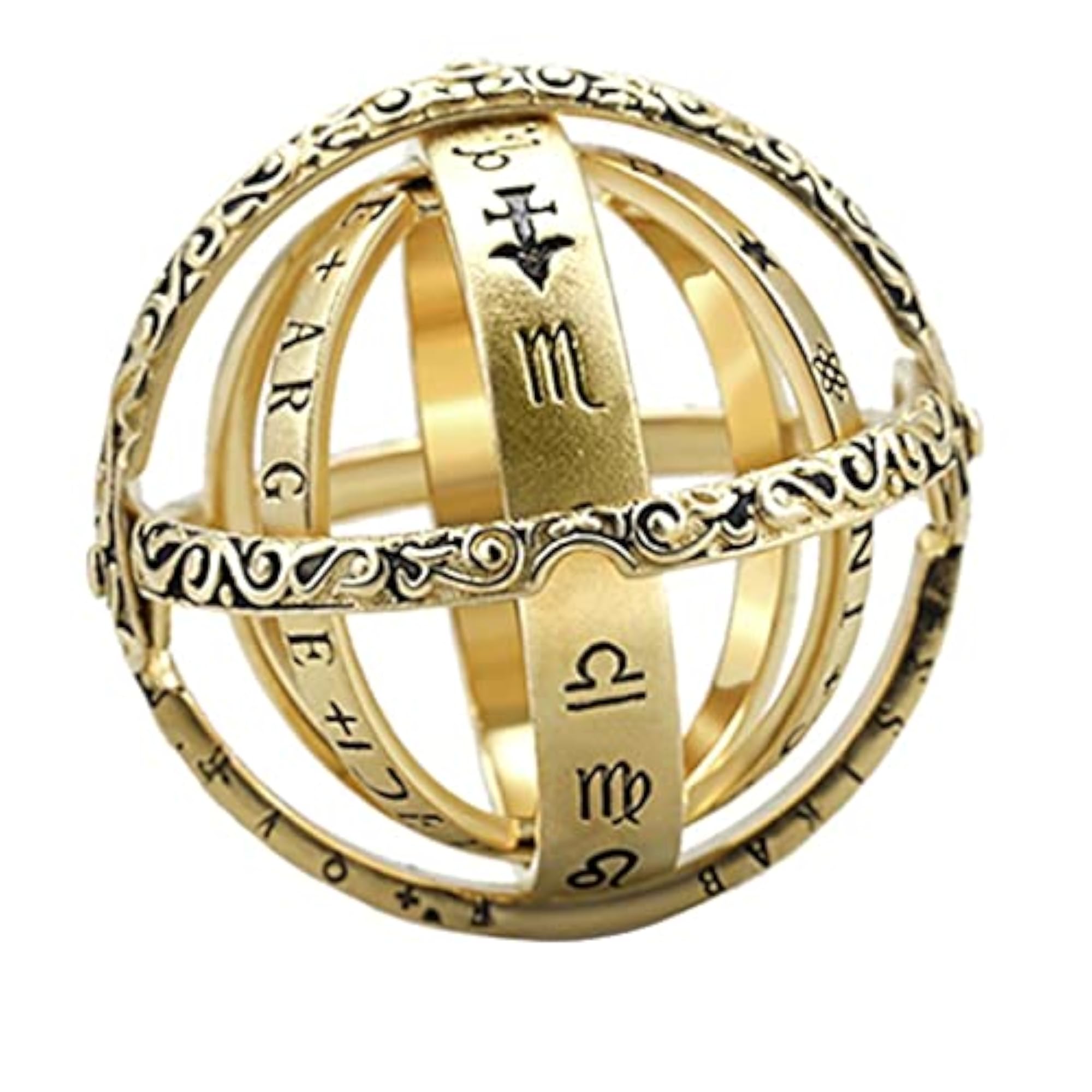 Astronomical Ball Foldable Cosmic Finger Ring, 52mm