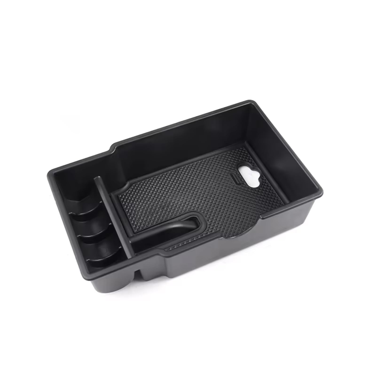 DSEQOPHH Armrest Insert Organiser Compatible With Jeep For Renegade 2015-2025 1 Pcs Car Central Armrest Box Storage Tray Accessories
