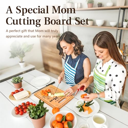 Set de tablas de cortar de bambú LUMELOOM para mamá miniatura 5