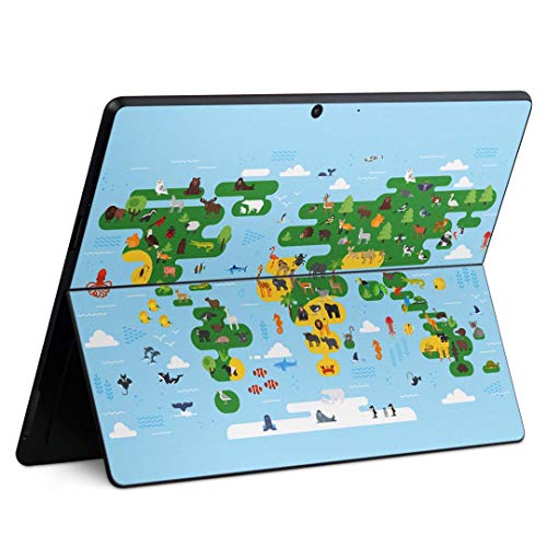 igsticker Surface Pro X pXLV[ T[tFX v GbNX m[gubN m[gp\R Jo[ P[X tB XebJ[ ANZT[ ی 015997 En} wordmap Jt