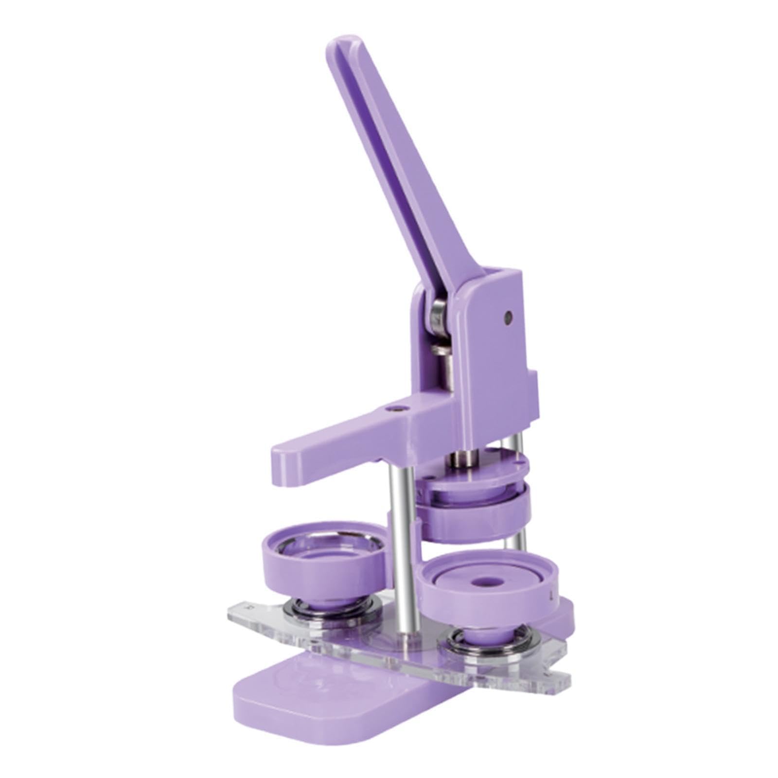 PIXZCSA Saving Time and Energy. Easily Professional Buttons with Button Badge Press No Assembly Required Pin Button Maker Press Machine Installation Free, 25mm Casting
