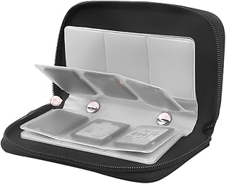 SD Card Holder Cases Micro SD Card Holder Case Memory Card Cases SDHC MMC CF for Micro SD Card TF Cards Memory Stick Storage Bag Carrying Pouch Protector SD Card Storage