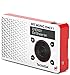 Produktbild TechniSat Digitradio 1 Energy-Edition portables DAB Radio (klein, tragbar, mit Lautsprecher, DAB+, UKW, Favoritenspeicher, Direktwahltaste zu Energy, 1 Watt RMS) weiß/rot
