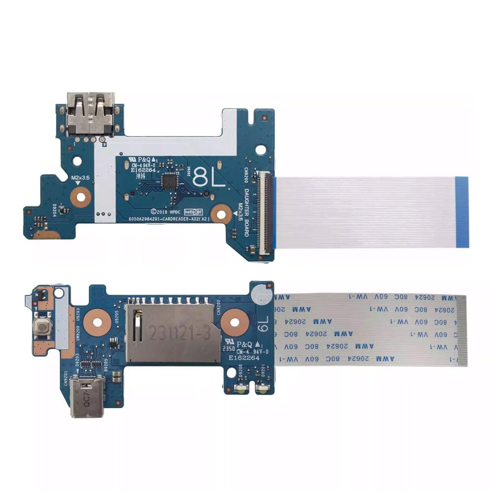 For 14S-CR 14Q-CS 14Q-CY TPN-I131 TPN-I132 240 245 246 G7 Laptop USB Type-C Switch Power Button Board Cable L24483-001(USB-A)