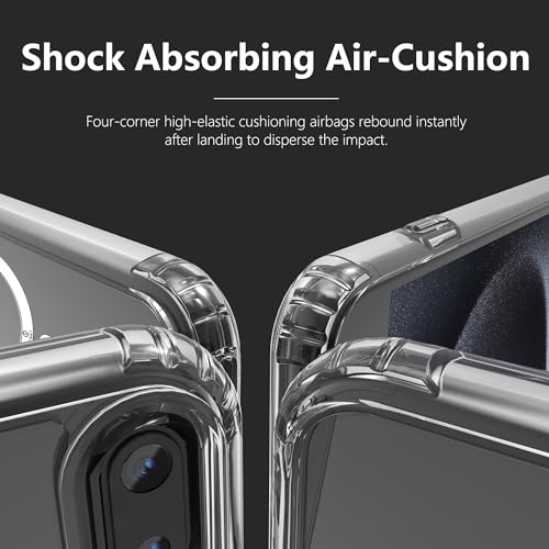 Image of Magnetic Case for iPhone 8 Plus / 7 Plus, [Compatible with MagSafe] [Military-Grade Drop Protection][Anti-Yellowing] Shockproof Protective Cover for iPhone 8 Plus / 7 Plus,Clear Slim