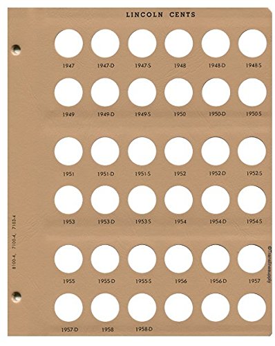 Album Lincoln Cent Dansco avec pages issues Proof pour collectionneur