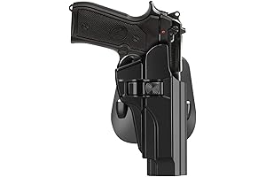 Beretta 9mm Holster: OWB Tactical Right-Handed Outside Waistband Paddle Holster Holder for...