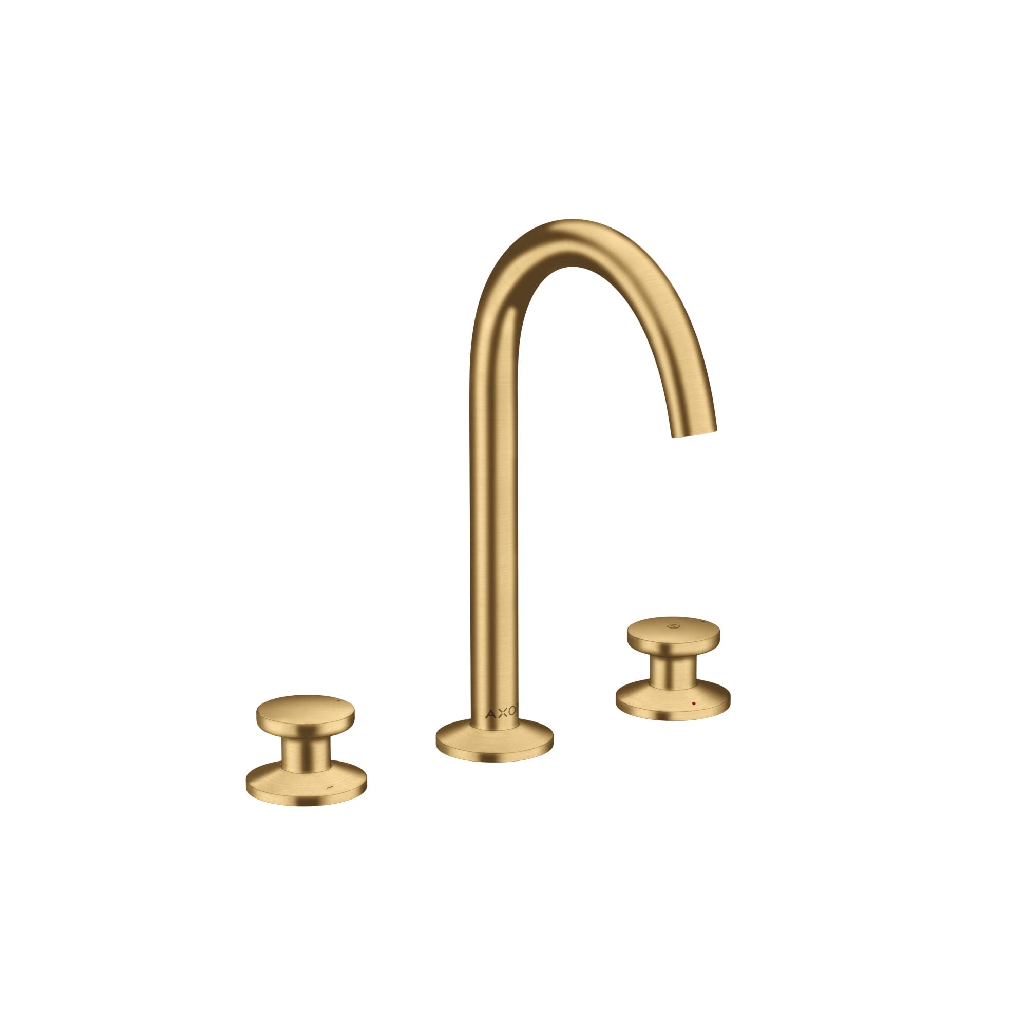 AXOR ONE Modern 2-Handle 3-Hole 10-inch Tall Bathroom Sink Faucet in Brushed Gold Optic 48070251
