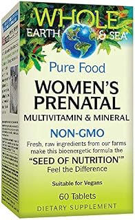 Whole Earth & Sea from Natural Factors, Women's Prenatal Multivitamin and Mineral, Whole