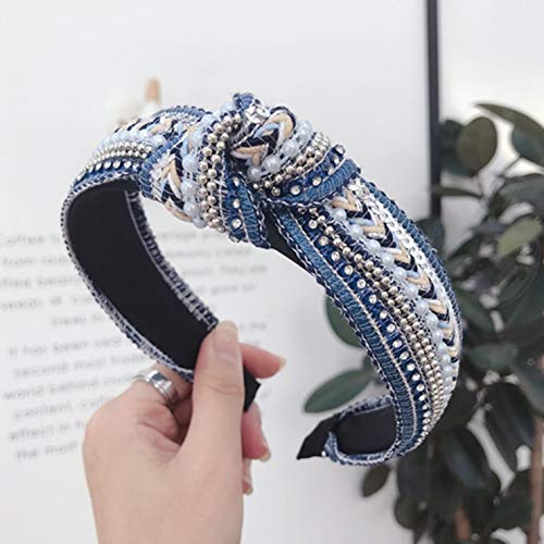 Preisvergleich Produktbild OJKM Damen-Stirnbänder, Bohemian-Schleife, für Haar-Accessoires