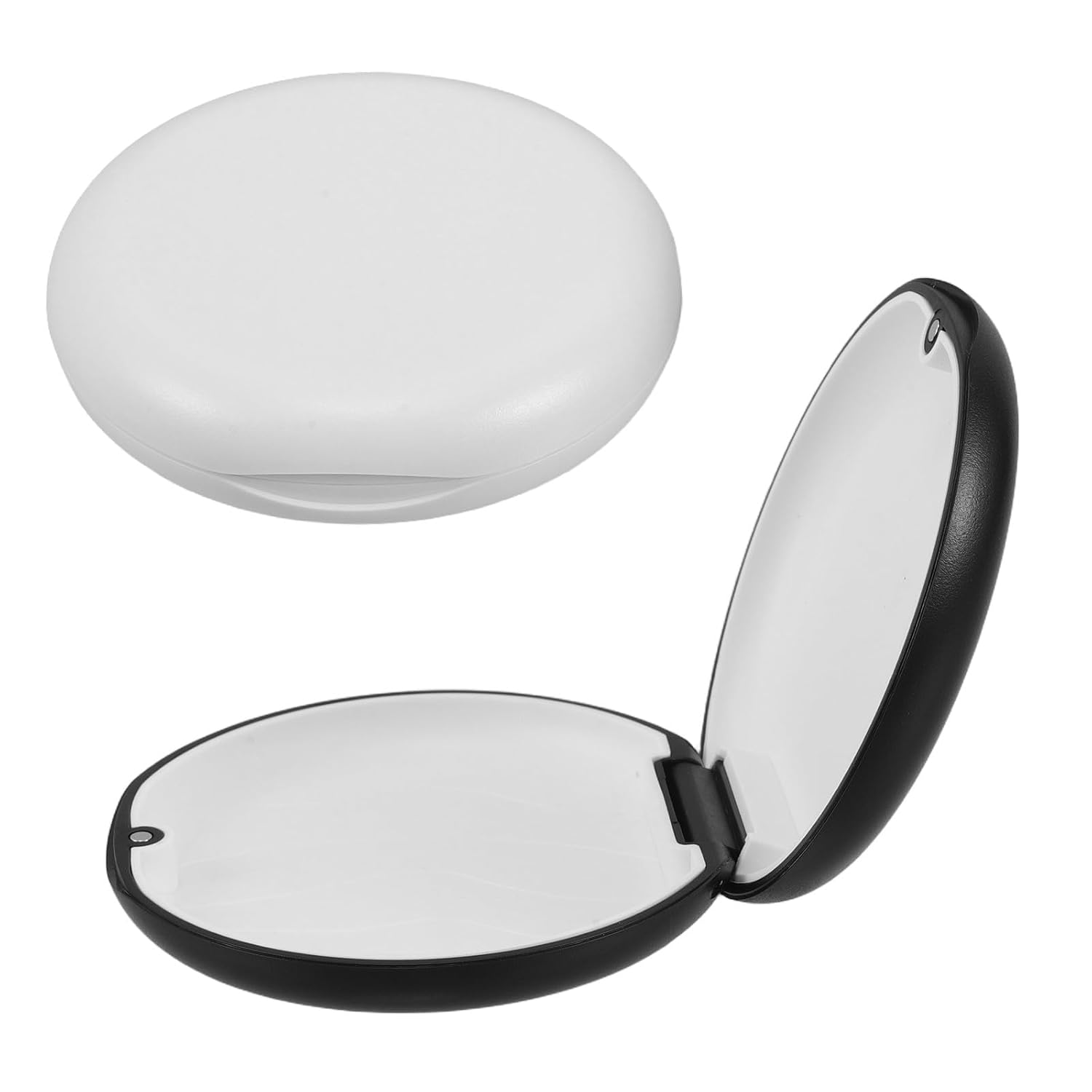 2pcs Retainer Case - Aligner Case Magnetic Closure Orthodontic Retainer Container Denture Bath Box Cup for Dentures, Braces, Mouth Guard