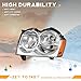 WEELMOTO Headlight for 2005 2006 2007 Jeep Grand Cherokee 4Dr, Headlights Assemblies Compatible with 05 06 07 Jeep Grand Assembly Pair wiring harness included
