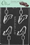 Cybrtrayd Life of the Party D108 High Heel Shoe Lolly Chocolate Candy Mold in Sealed Protective Poly Bag Imprinted with Copyrighted Cybrtrayd Molding Instructions