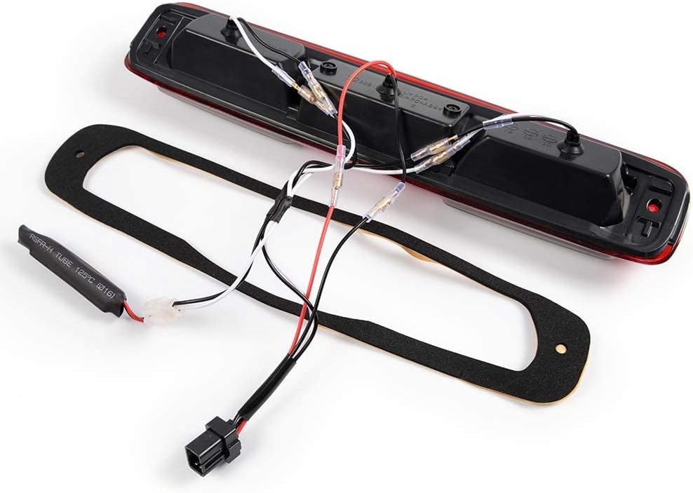 PIT66 LED 3rd Brake Light, Compatible With 1999-2006 Chevy Silverado/1999-2006 GMC Sierra 1500 2500HD 3500 Electricity Shell + Red & Smoked Lens