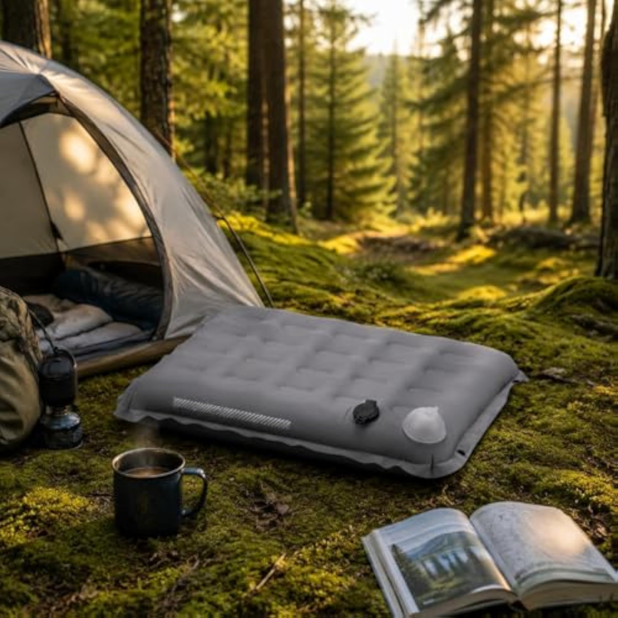 Camping Seat Cushion Thickened Inflatable Lightweight Gear