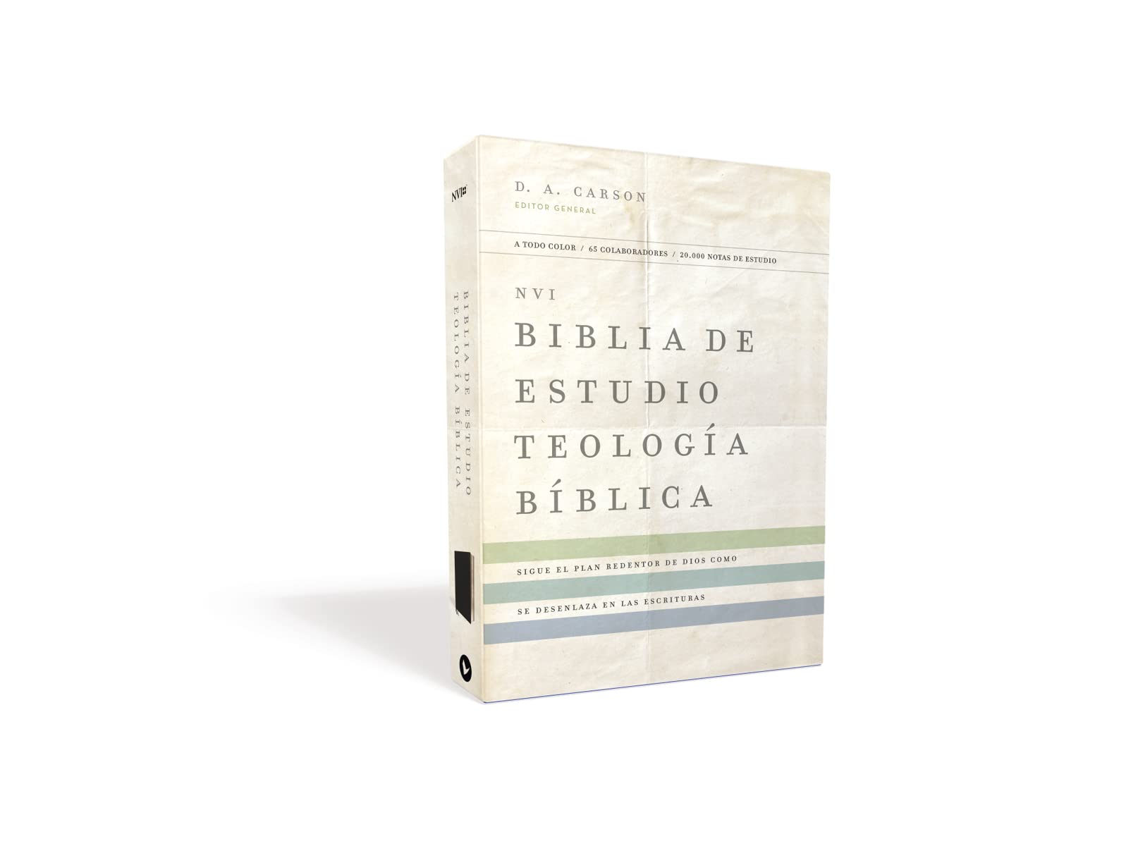 NVI Biblia De Estudio Teologia Biblica: Nueva Version International, Negro, Piel Reciclada: Sigue el plan redentor de Dios como se desenlaza en las Escrituras