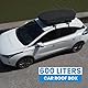 Dachbox fur EIN Auto 600L, Autogepäckträger, Autotruhe, Autokofferraum, Universeller Fahrzeugdachträger, Gepäckträgertasche, Kofferr
