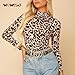WOWOGO Women Leopard Print Belt Cheetah Print Belt Animal Print Fashion Leather Belt Ladies Waist Belt for Jeans Pants Dress