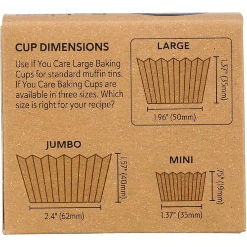 If You Care KHR-770B Unbleached Large Baking Cups thumb #2