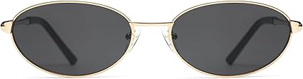 Retro Oval Sunglasses for Women Mens with Spring Hinge Sunnies AP3696