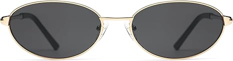 Retro Oval Sunglasses for Women Mens with Spring Hinge Sunnies AP3696