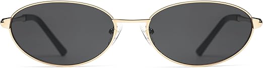 Retro Oval Sunglasses for Women Mens with Spring Hinge Sunnies AP3696