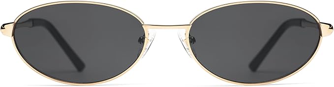 Retro Oval Sunglasses for Women Mens with Spring Hinge Sunnies AP3696