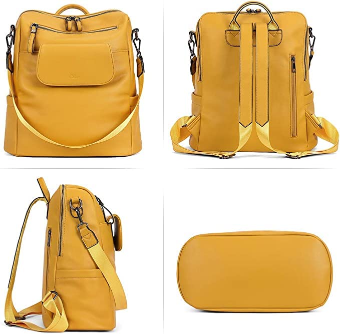 Image of Women High Qulity Multipurpose Backpack Handbag Purse, Travel Backpack Shoulder Bag for Ladies,Girls,Unisex