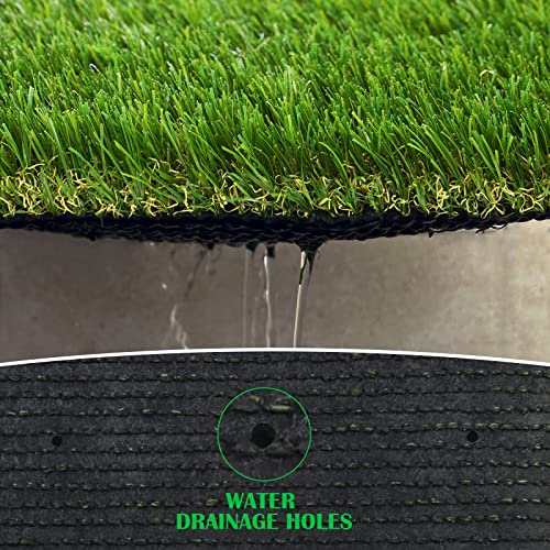 ZGR Artificial Garden Grass 28" x 40" Premium Lawn Turf, Realistic Fake Grass, Synthetic Turf, Thick Pet Turf, Fake Faux Grass Rug with Drainage Holes Indoor/Outdoor Landscape Customized Available - Image 6