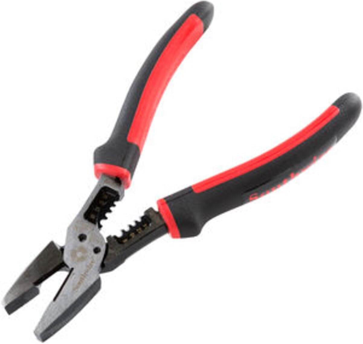 Southwire Multitool Sidecut Plier 8-Inch - Combines Stripping, Cutting, & Reaming - Drop Forged Build - High-Leverage Pivot - Linesman Nose - Multi-Function Design