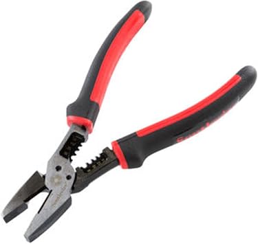 Southwire Multitool Sidecut Plier 8-Inch - Combines Stripping, Cutting, Reaming - Drop Forged Build - High-Leverage Pivot - Linesman Nose - Multi-Function Design