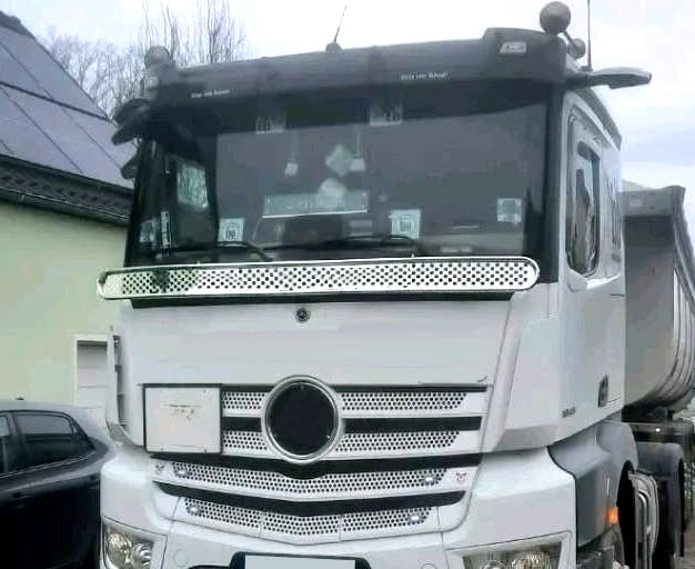 Edelstahl Scheibengitter passend für Actros schmale Kabin - MP4