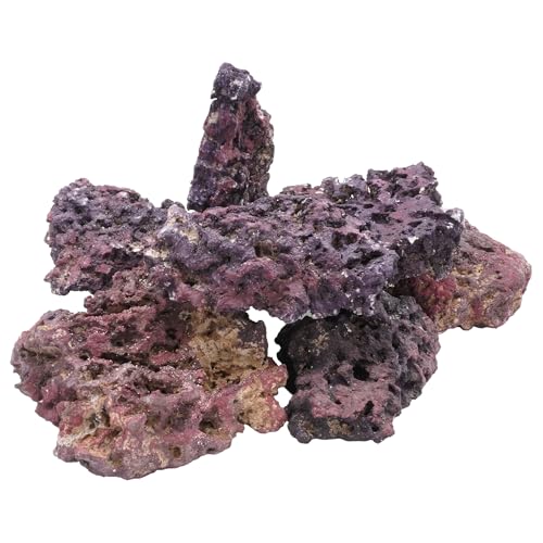 Image of CaribSea LifeRock Shelf - 40 lb - Clean and Pure Aragonite Base Rock - Ideal for Fish and Reef Tanks - Supports Faster Cycling