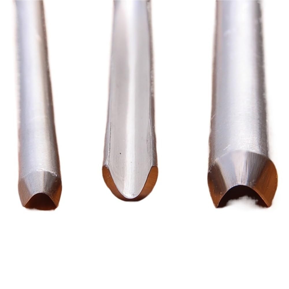 Zestaw dłut do misek Nóż do obróbki drewna Dłuto do misek Nóż okrągły Tokarka do drewna Narzędzia do toczenia HSS 3 rozmiary(A1(7mm))