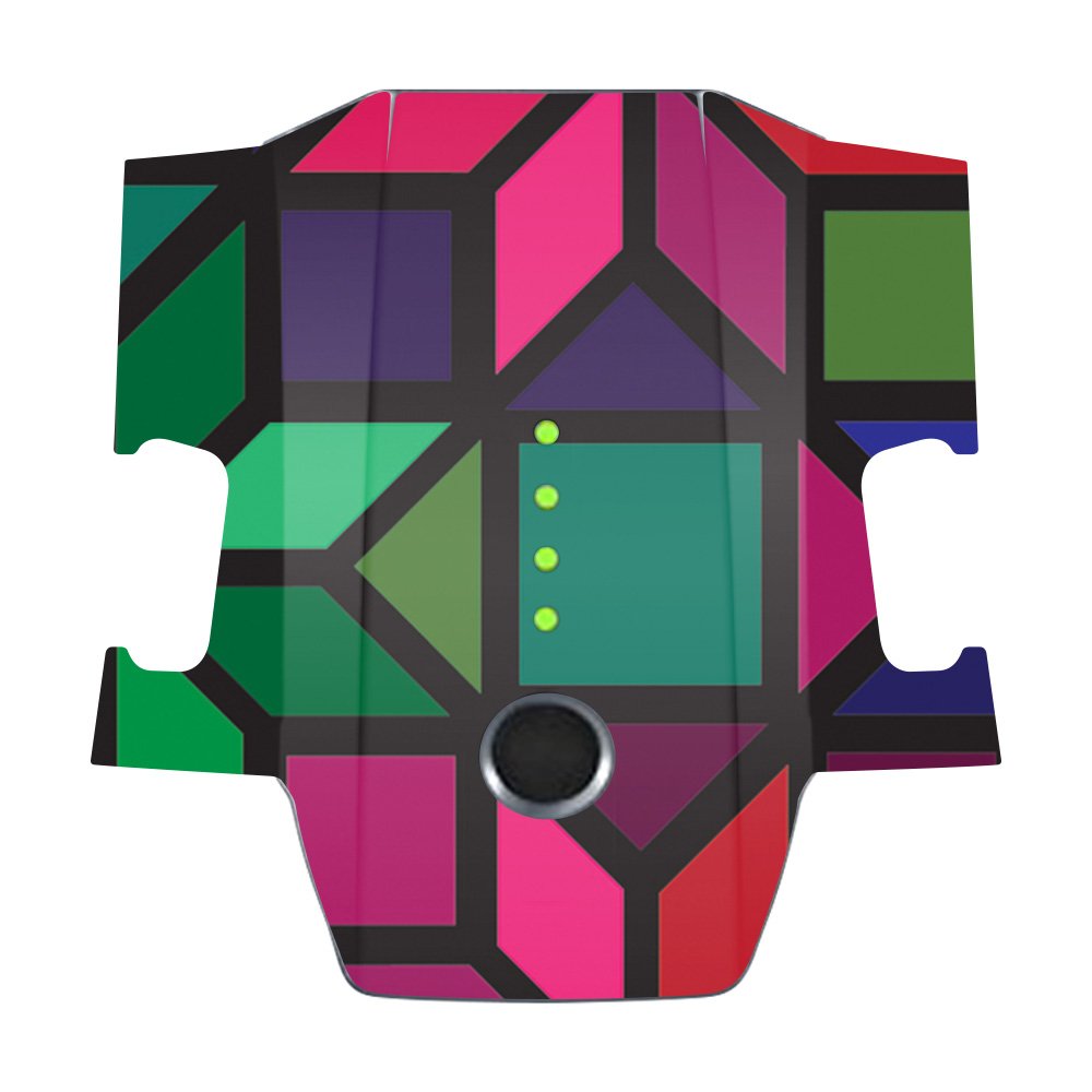 MightySkins Skin Compatible with DJI Mavic Pro Battery - Stained Glass Window | Protective, Durable, and Unique Vinyl Decal wrap Cover | Easy to Apply, Remove, and Change Styles | Made in The USA