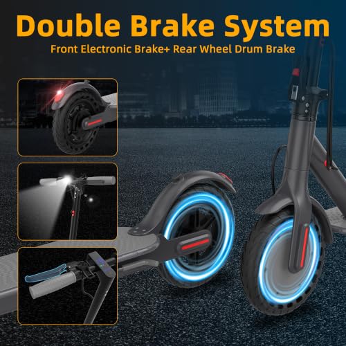 Image of Aovowheel Electric Scooter for Adults, Folding E Scooter with 350W /500W Motor 16 /24 Mph Top Speed, Max 19-23 Miles Long Range, 8.5'' /10'' /14''Tires Commuting Scooters with Dual Brakes System, APP