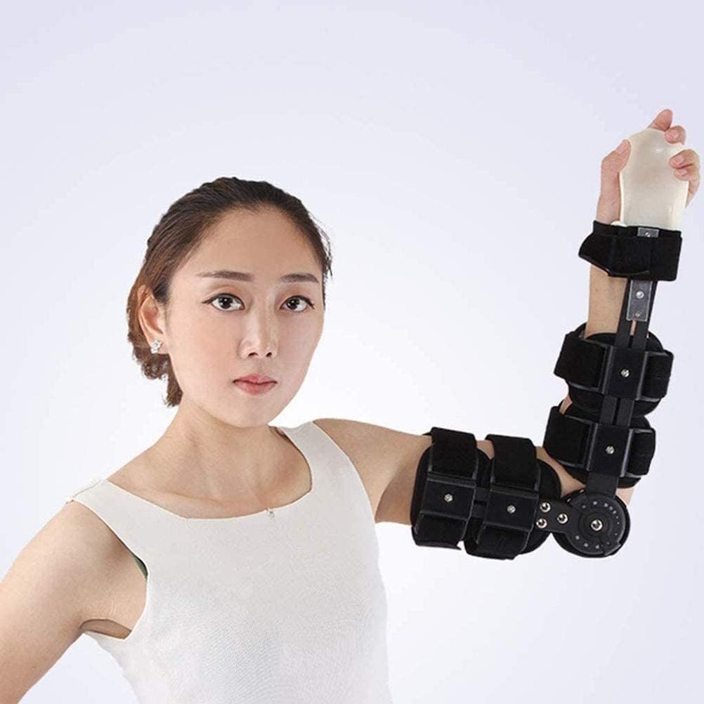 Elbow Orthosis, Adjustable Hinged Elbow Fixed Brace, Elbow Joint Ligament Injury Protective Gear, for Arm Fracture Fixed Or Postoperative Rehabilitation