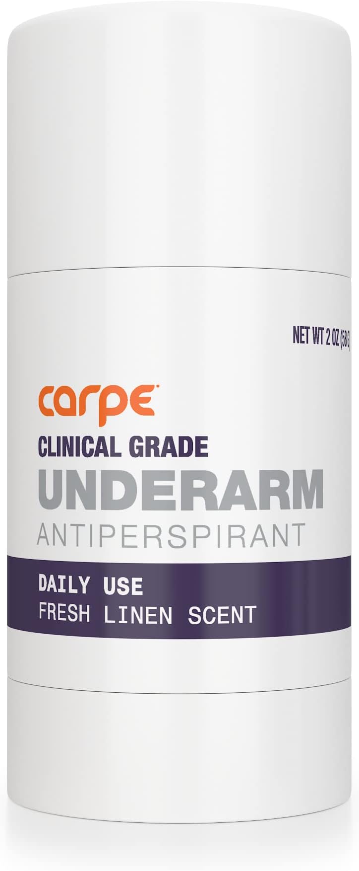 Clinical Strength Deodorant + Clinical Antiperspirant - Clinical Grade Solid Stick - Fresh Linen Scent - Combat Excessive Underarm Sweating - Great for Hyperhidrosis