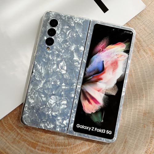 Coque Galaxy Z Fold 3 conque de rêve et reflets de nacre magique