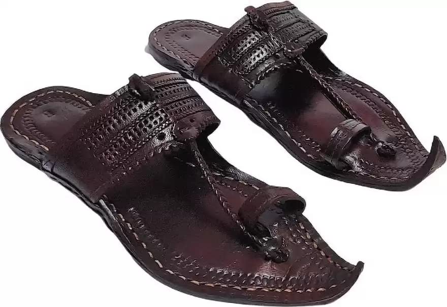 Chaussures Kolhapuri homme cuir véritable jutti artisanale ethnique haute qualité 40-46