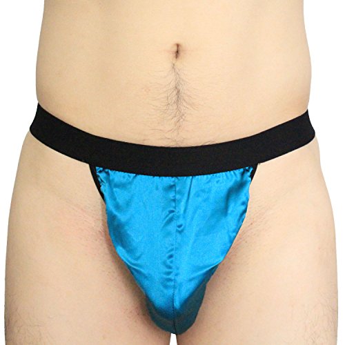 Paradise Silk Men's Wide Elastic Waist Thong Economic Pack (Pack of 3)2