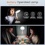 One Fire Lampa do ładowania, 3600 mAh i 120 h lampa na baterie, ładowalna lampa stołowa, lampka do czytania, bezprzewodowa lampa przenośna mała lampa, lampki akumulatorowe wewnątrz, lampa biurkowa